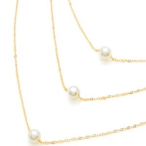 Triple Layered Pearl Necklace